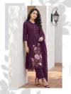 Sargam By Ossm Mal Chanderi Kurti With Bottom Dupatta